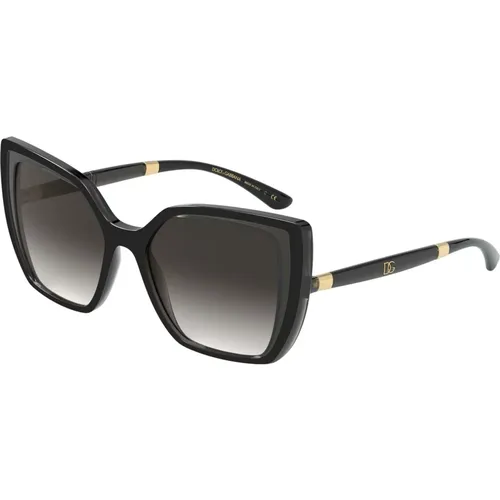 DG Monogram Sunglasses , female, Sizes: 55 MM - Dolce & Gabbana - Modalova