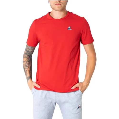 Short Sleeve Shirts , male, Sizes: S - Le Coq Sportif - Modalova