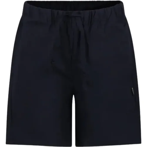 Blaue Baumwoll-Bermuda-Shorts MSGM - MSGM - Modalova