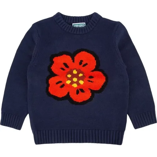 Jungen Navy Strickpullover Kenzo - Kenzo - Modalova