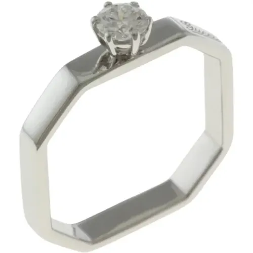 Pre-owned Silver rings , female, Sizes: ONE SIZE - Gucci Vintage - Modalova