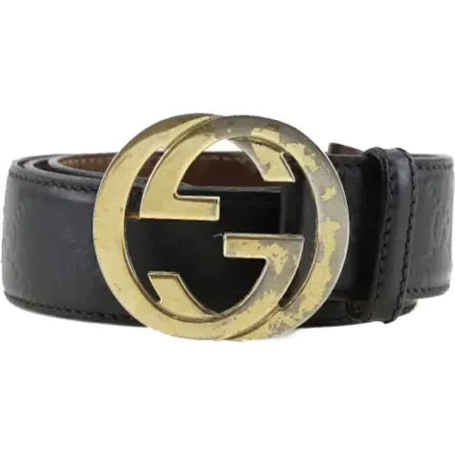 Pre-owned Leather belts , female, Sizes: ONE SIZE - Gucci Vintage - Modalova