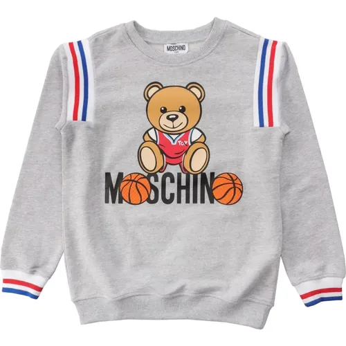 Kinder Sweatshirt - Regular Fit - Grau - Moschino - Modalova