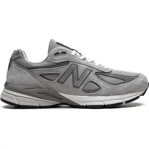 USA Made Grey Sneakers , female, Sizes: 11 UK, 4 UK, 1 UK, 7 1/2 UK, 7 UK, 4 1/2 UK, 8 1/2 UK, 2 1/2 UK, 5 UK, 1 1/2 UK - New Balance - Modalova