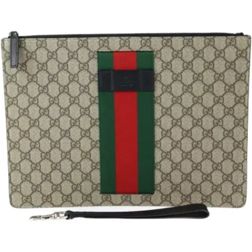 Pre-owned Canvas gucci-bags , male, Sizes: ONE SIZE - Gucci Vintage - Modalova