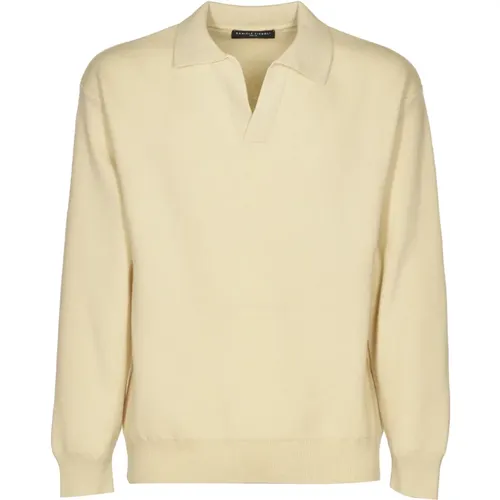 Cream Sweaters for Men , male, Sizes: XL, M, L - Daniele Fiesoli - Modalova