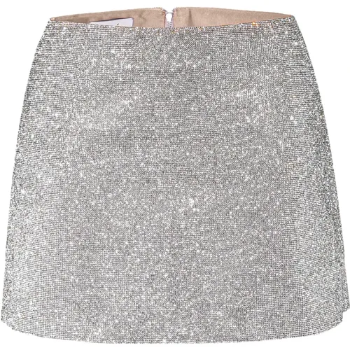 Crystal Mini Skirt , female, Sizes: S, XS - Nué - Modalova