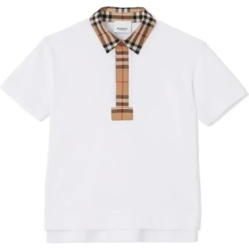 Vintage Check Polo Shirt für Kinder - Burberry - Modalova