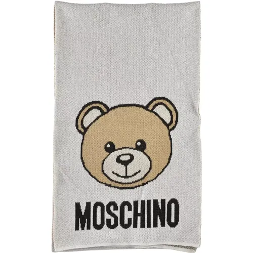 Stylischer Schal mit Viskosemischung - Moschino - Modalova