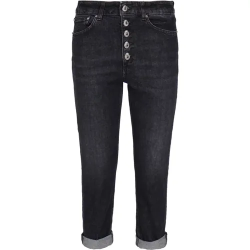 Schwarze Cropped Jeans für Frauen - Dondup - Modalova