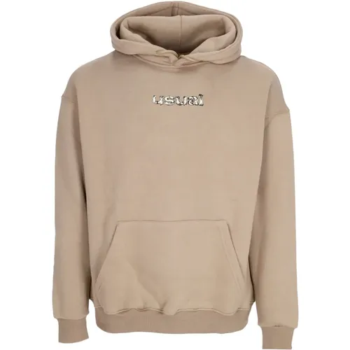 Bones Hoodie mit Fronttasche , Herren, Größe: L - Usual - Modalova