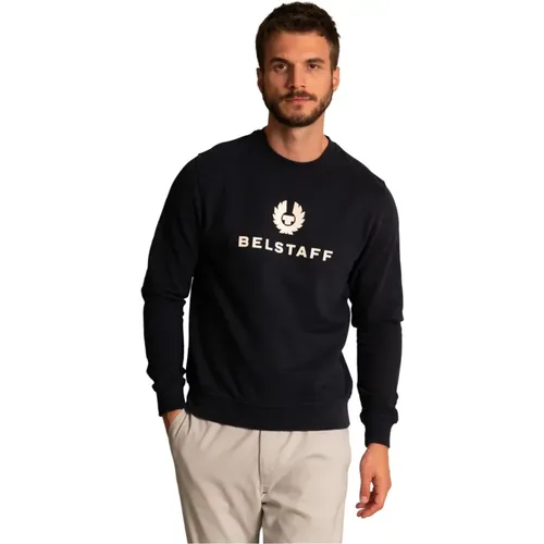 Herren Sweatshirt Upgrade aus Baumwolle , Herren, Größe: S - Belstaff - Modalova