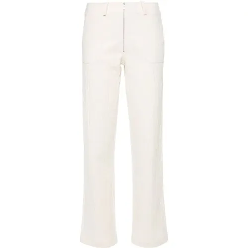 Ecru Pants , female, Sizes: S - Musier Paris - Modalova