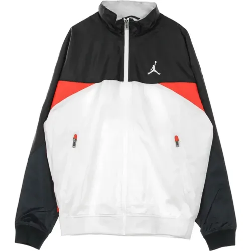 Windbreaker Jacket Black/White/Red , male, Sizes: XL - Jordan - Modalova