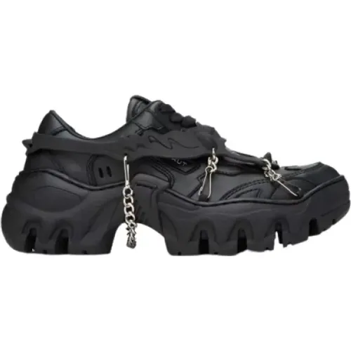 Schwarze Harness Sneakers , Damen, Größe: 40 EU - Rombaut - Modalova