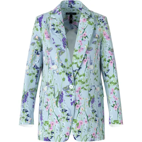 Floral Printed Blazer , female, Sizes: M, S - Marc Cain - Modalova