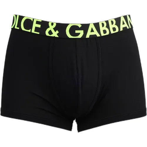 Men's Cotton Boxer Shorts , male, Sizes: 2XL, XL - Dolce & Gabbana - Modalova