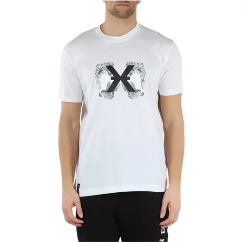 Pima Cotton Logo Print T-shirt , male, Sizes: S, 2XL, M - Richmond - Modalova