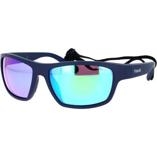 Sportliche Sonnenbrille mit elastischem Band - Polaroid - Modalova