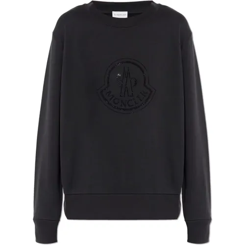 Oversize sweatshirt Maglia , female, Sizes: S, XS, M, L - Moncler - Modalova