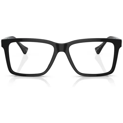 Schwarze Brillengestelle , Damen, Größe: 56 MM - Versace - Modalova