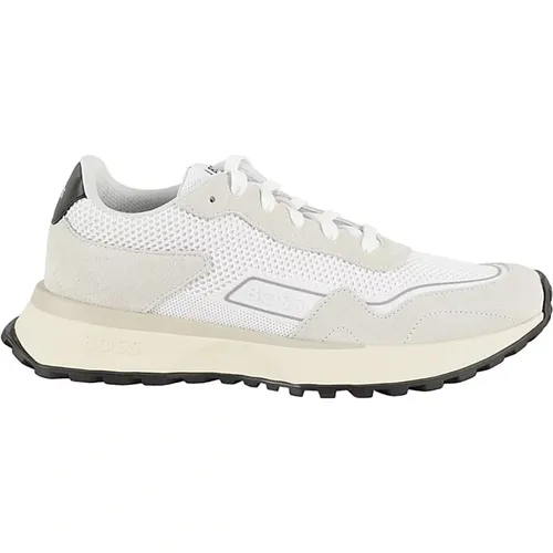 Stylish Running Shoes for Men , male, Sizes: 10 UK - Hugo Boss - Modalova