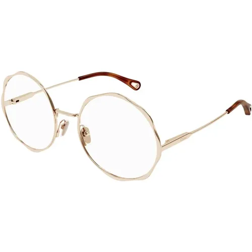 Metallic Optical Glasses for Women , unisex, Sizes: 56 MM, 51 MM - Chloé - Modalova
