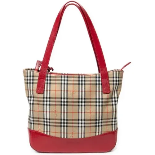 Pre-owned Canvas totes , female, Sizes: ONE SIZE - Burberry Vintage - Modalova