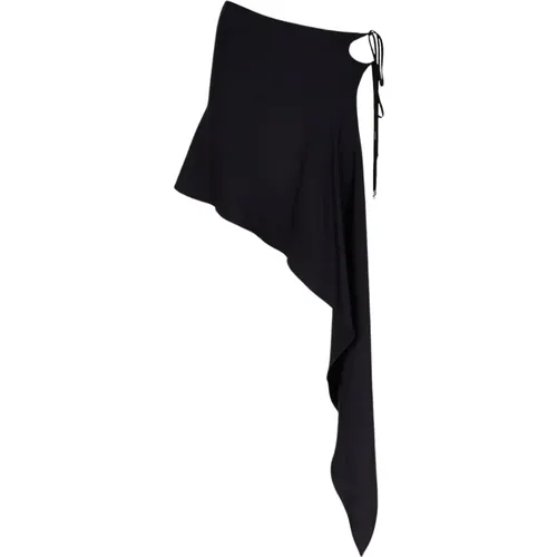 Asymmetric Skirt , female, Sizes: S, M, XS - The Attico - Modalova