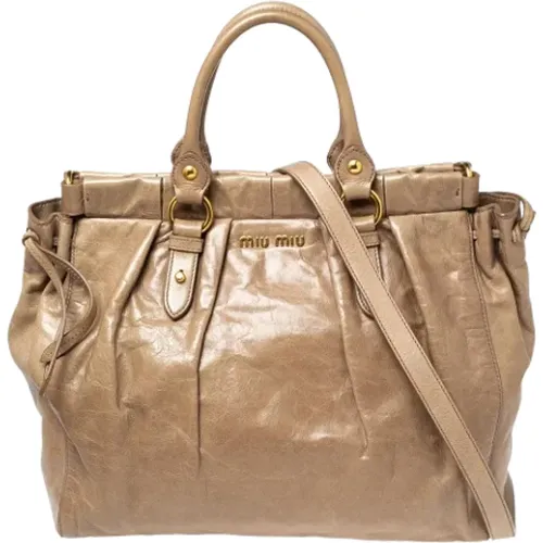 Pre-owned Leder totes - Miu Miu Pre-owned - Modalova