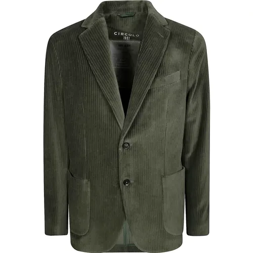 Corduroy Jacket , male, Sizes: L, S, XL, 2XL - Circolo 1901 - Modalova