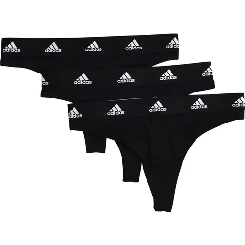 Komfort Thong Pack mit Logo-Bund , Damen, Größe: XL - Adidas - Modalova