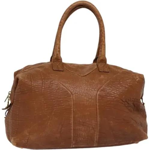 Pre-owned Leather travel-bags , female, Sizes: ONE SIZE - Yves Saint Laurent Vintage - Modalova