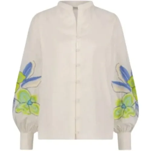 Floral Embroidered Blouse Marielle , female, Sizes: S, XS - Fabienne Chapot - Modalova