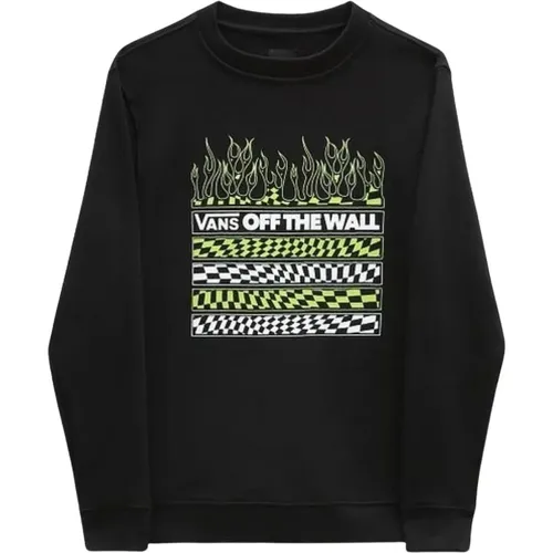 Baumwoll Logo Sweatshirt - Schwarz - Vans - Modalova