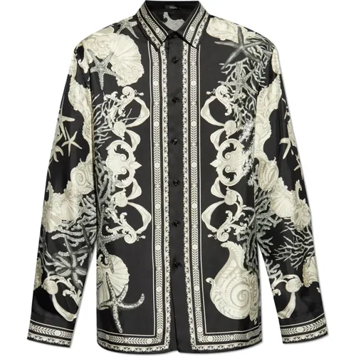 Shirt mit 'Barocco Sea' Print - Versace - Modalova