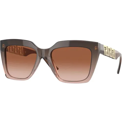 Shaded Sonnenbrillen , Damen, Größe: 56 MM - Versace - Modalova