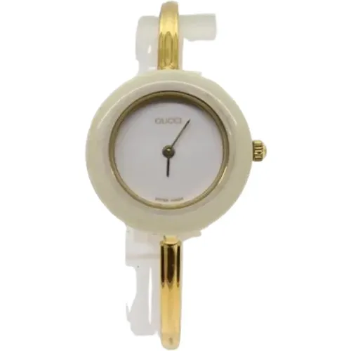 Pre-owned Metal watches , female, Sizes: ONE SIZE - Gucci Vintage - Modalova