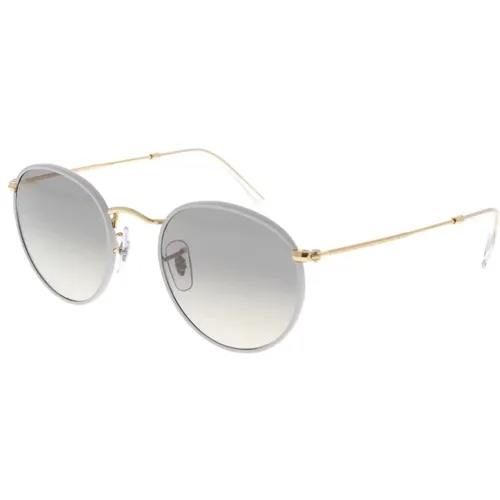 Runde Sonnenbrille Grau Gold - Ray-Ban - Modalova