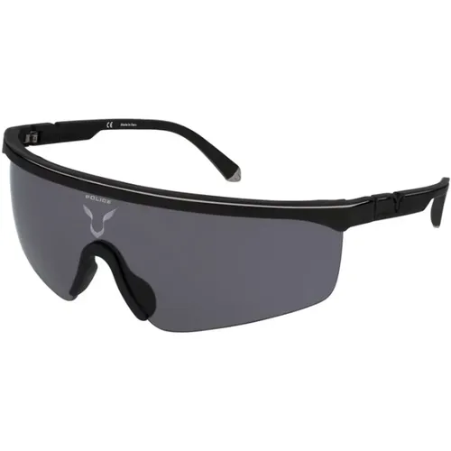 Schwarzer Rahmen Stilvolle Sonnenbrille für Männer , Herren, Größe: ONE Size - Police - Modalova
