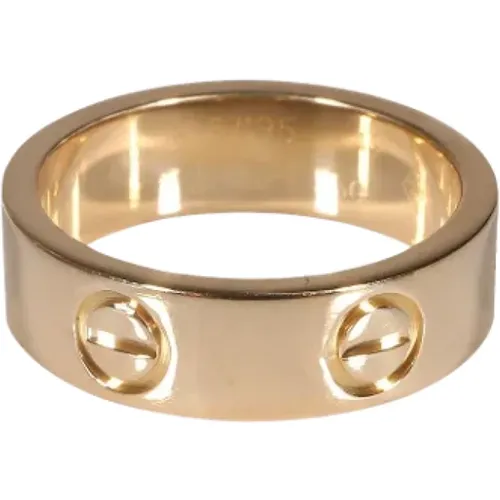 Pre-owned Gold rings , female, Sizes: ONE SIZE - Cartier Vintage - Modalova