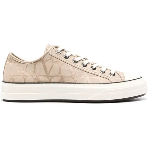 Iconographe Print Sneakers , male, Sizes: 8 UK, 11 UK, 7 1/2 UK, 7 UK, 8 1/2 UK, 6 UK, 9 UK - Valentino Garavani - Modalova