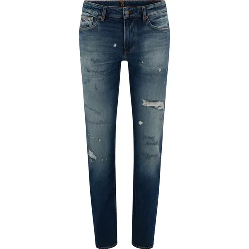 Slim-fit Jeans , Herren, Größe: W30 L32 - Boss Orange - Modalova