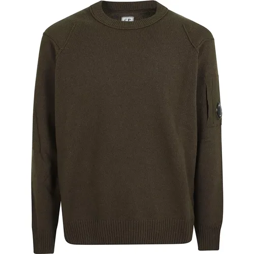 Crew-Neck Sweater Aw24 , male, Sizes: S, XL, L, M - C.P. Company - Modalova