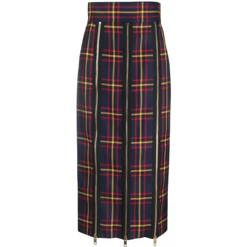 Wool midi skirt , female, Sizes: XS, 2XS - Gucci - Modalova