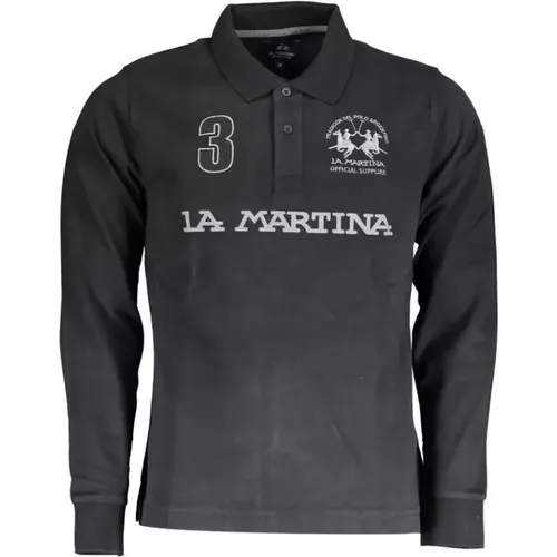 Elegant Long-Sleeved Polo Shirt , male, Sizes: XL, M, S, L - LA MARTINA - Modalova