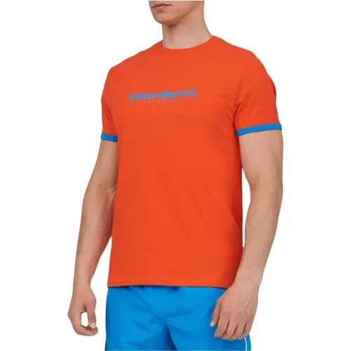Einfaches Herren T-Shirt , Herren, Größe: 2XL - Bikkembergs - Modalova