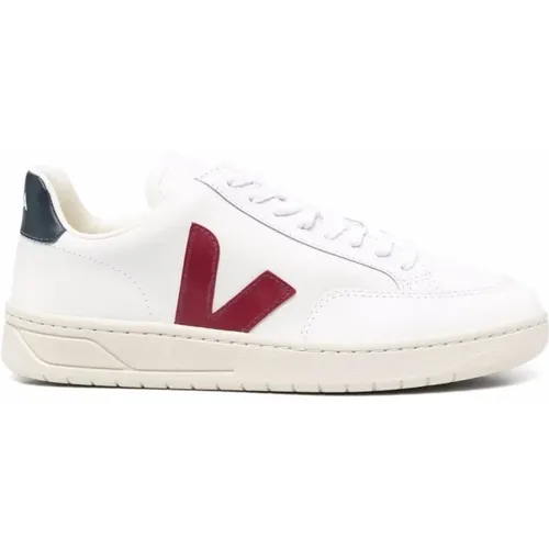 Weiße Logo Leder Sneakers , Herren, Größe: 36 EU - Veja - Modalova