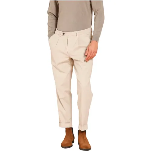 Chino Hose mit Diagonalem Druck , Herren, Größe: L - Mason's - Modalova