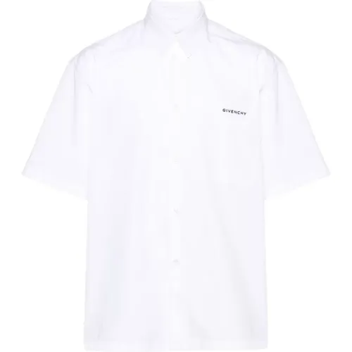 Logo Print Shirt , male, Sizes: XL, 2XL - Givenchy - Modalova
